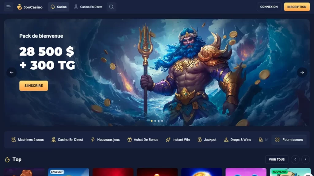 Joo Casino CA FR Homepage