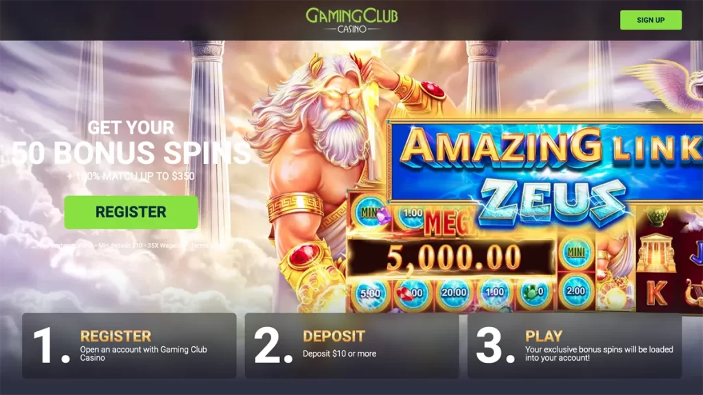 Gaming Club 50 Bonus Spins