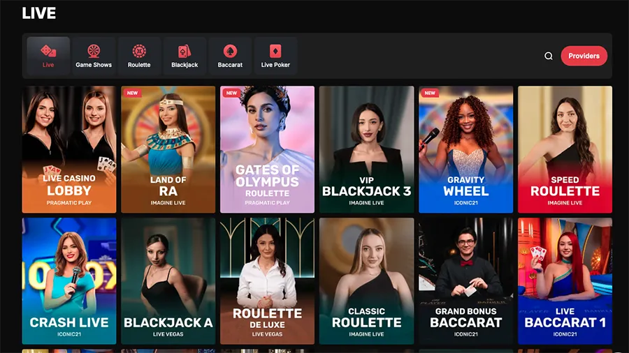 CasinoChan Live Dealer Games