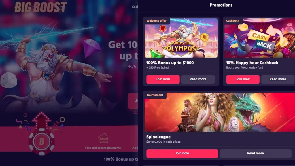 Big Boost Casino Promotions