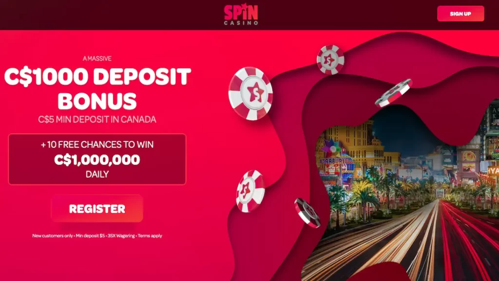 Spin Casino $5 Min Deposit Bonus