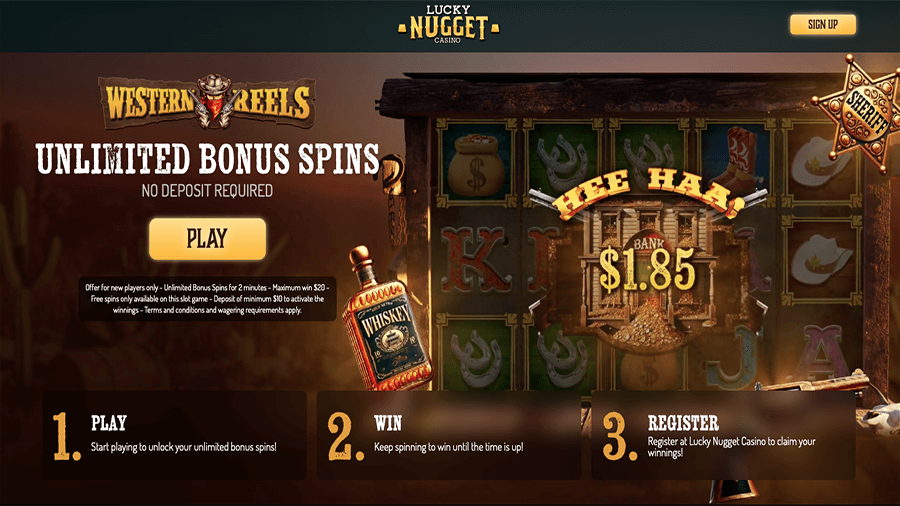 Lucky Nugget Casino Unlimited Free Spins