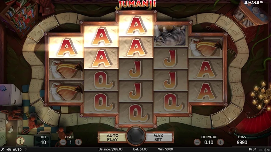 Jumanji Slot Screenshot