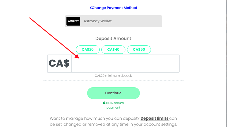 AstroPay Deposits