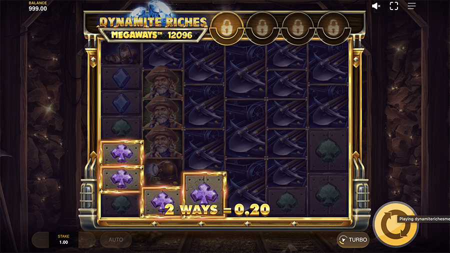 Dynamite Riches Megaways Slot Screenshot