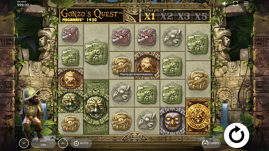 Gonzo’s Quest Megaways Slot Screenshot