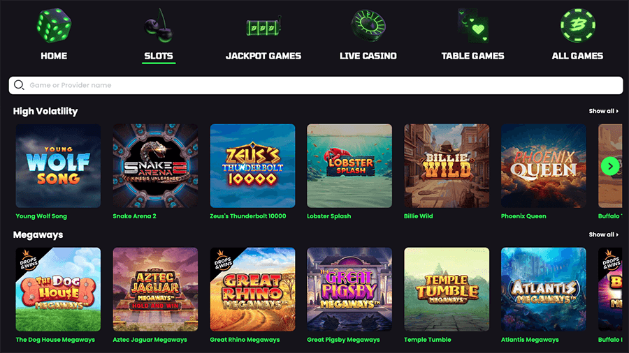 Beazt Casino Game Library