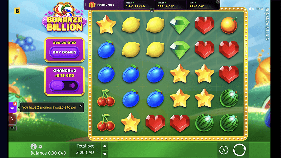 Bonanza Billion Slot Screenshot