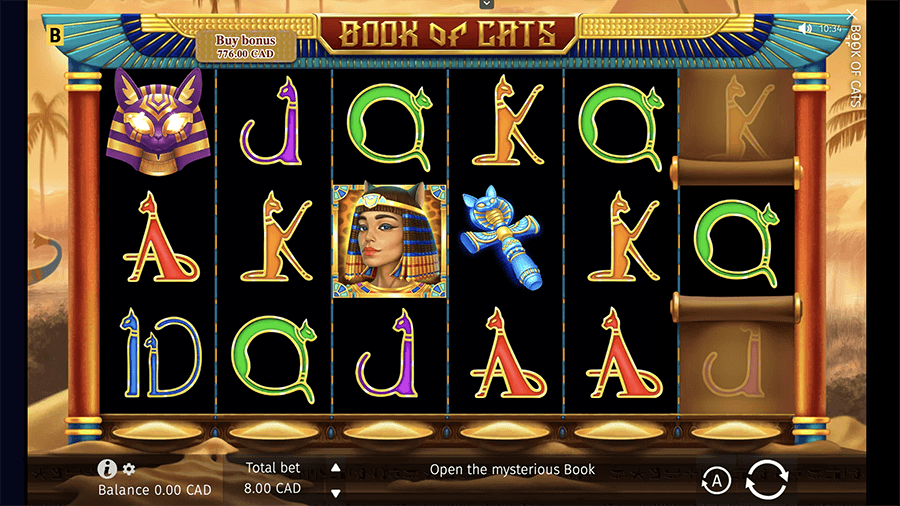 Book of Cats Slot Screenshot