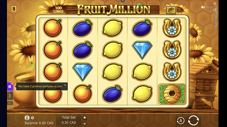Fruit Million Slot Screenshot